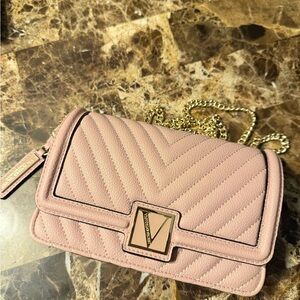 Elegant Pink Quilted Women's Bag